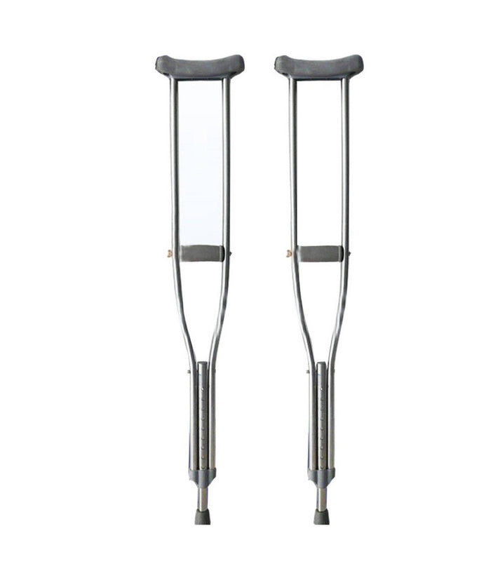 Coppia Stampelle Sottobraccio Stampella In Alluminio Regolabile Lega Leggera         