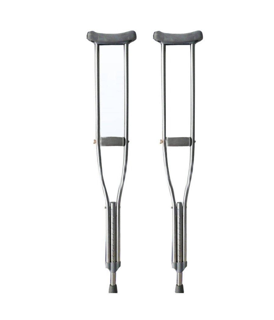 Coppia Stampelle Sottobraccio Stampella In Alluminio Regolabile Lega Leggera         