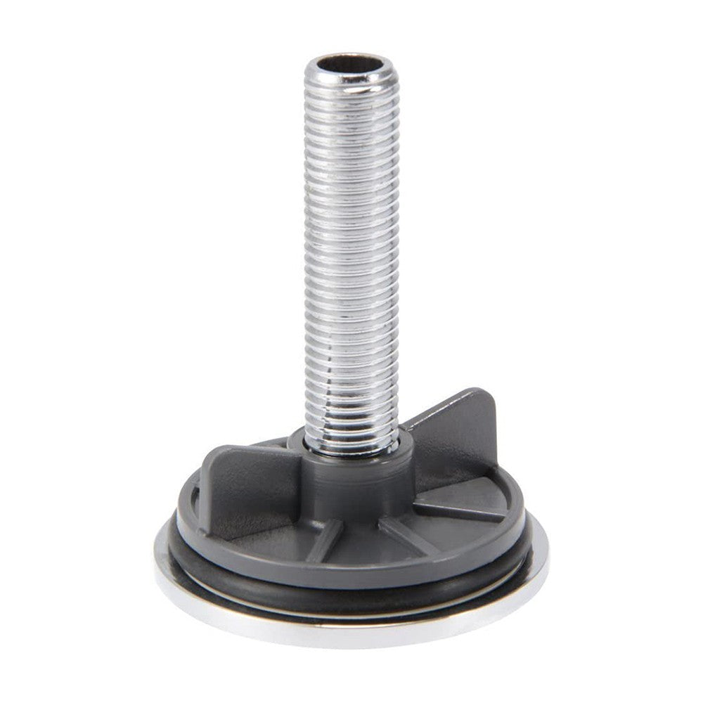 Coppia tappi copriforo 47 mm in acciaio cromato per lavabo e bidet