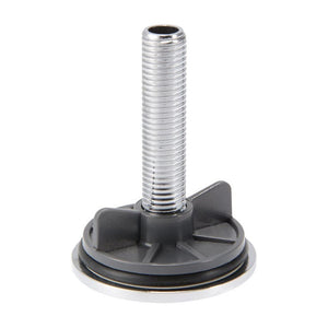 Coppia tappi copriforo 47 mm in acciaio cromato per lavabo e bidet