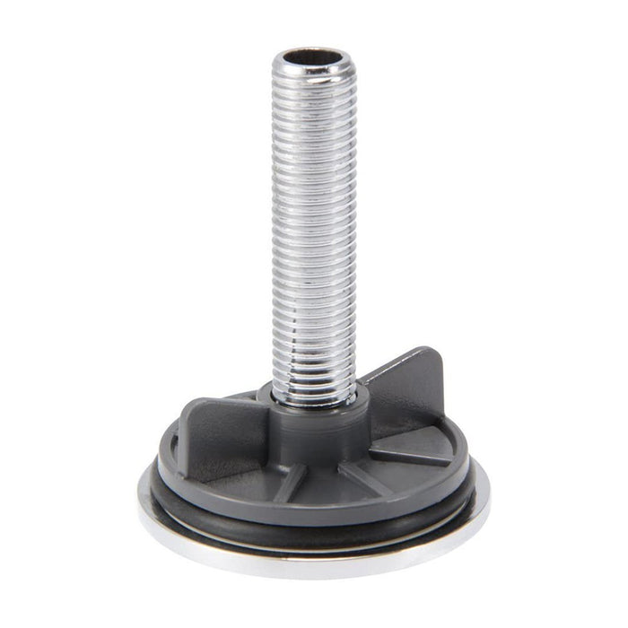 Coppia tappi copriforo 47 mm in acciaio cromato per lavabo e bidet