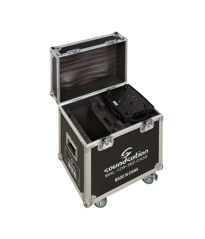 Coppia Testa Mobile Wash Led 36x12w 18w Rgbw A Uv Flight Case Powercon Ganci Dmx         