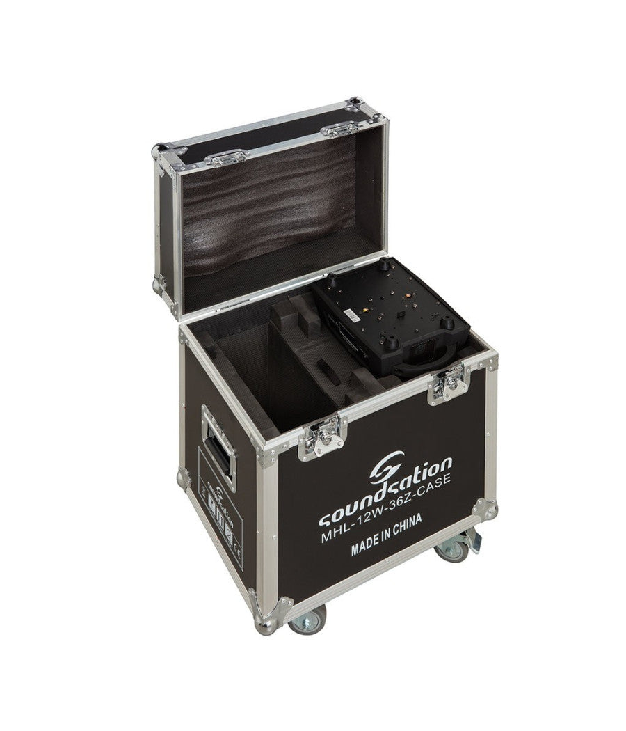 Coppia Testa Mobile Wash Led 36x12w 18w Rgbw A Uv Flight Case Powercon Ganci Dmx         