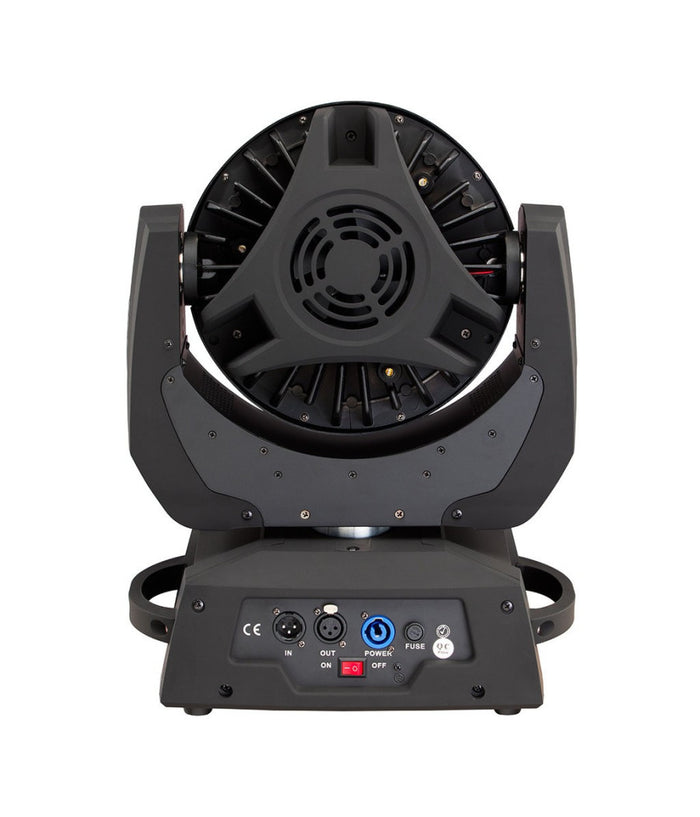 Coppia Testa Mobile Wash Led 36x12w 18w Rgbw A Uv Flight Case Powercon Ganci Dmx         