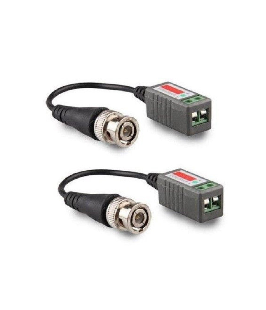 Coppia Trasmettitori Bnc Video Balun Ahd Tvi Cvi Videosorveglianza Cctv 1080p         