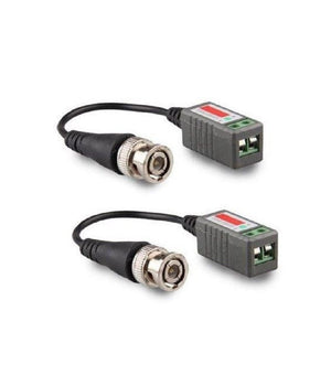Coppia Trasmettitori Bnc Video Balun Ahd Tvi Cvi Videosorveglianza Cctv 1080p         