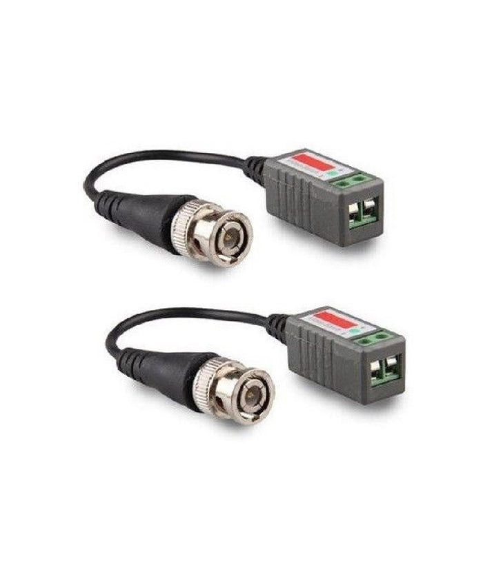 Coppia Trasmettitori Bnc Video Balun Ahd Tvi Cvi Videosorveglianza Cctv 1080p         