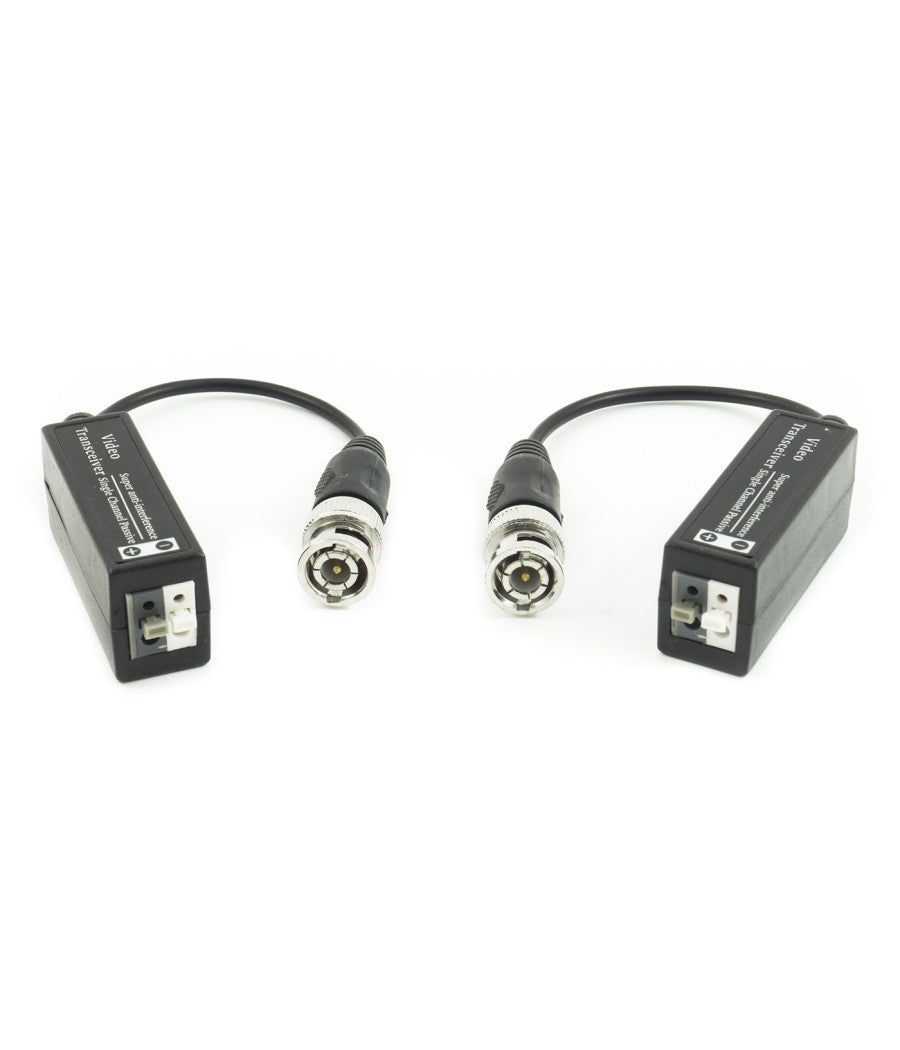 Coppia Trasmettitori Video Balun Passivi Ahd Hdcvi Hdtvi Cctv Bnc Utp Cat5 1080p         