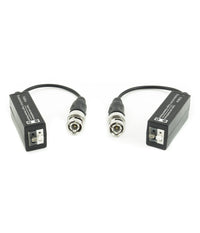 Coppia Trasmettitori Video Balun Passivi Ahd Hdcvi Hdtvi Cctv Bnc Utp Cat5 1080p         