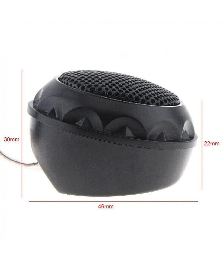 Coppia Tweeter Speaker Diffusori 140 Watt Impianto Stereo Auto Automobile T280         