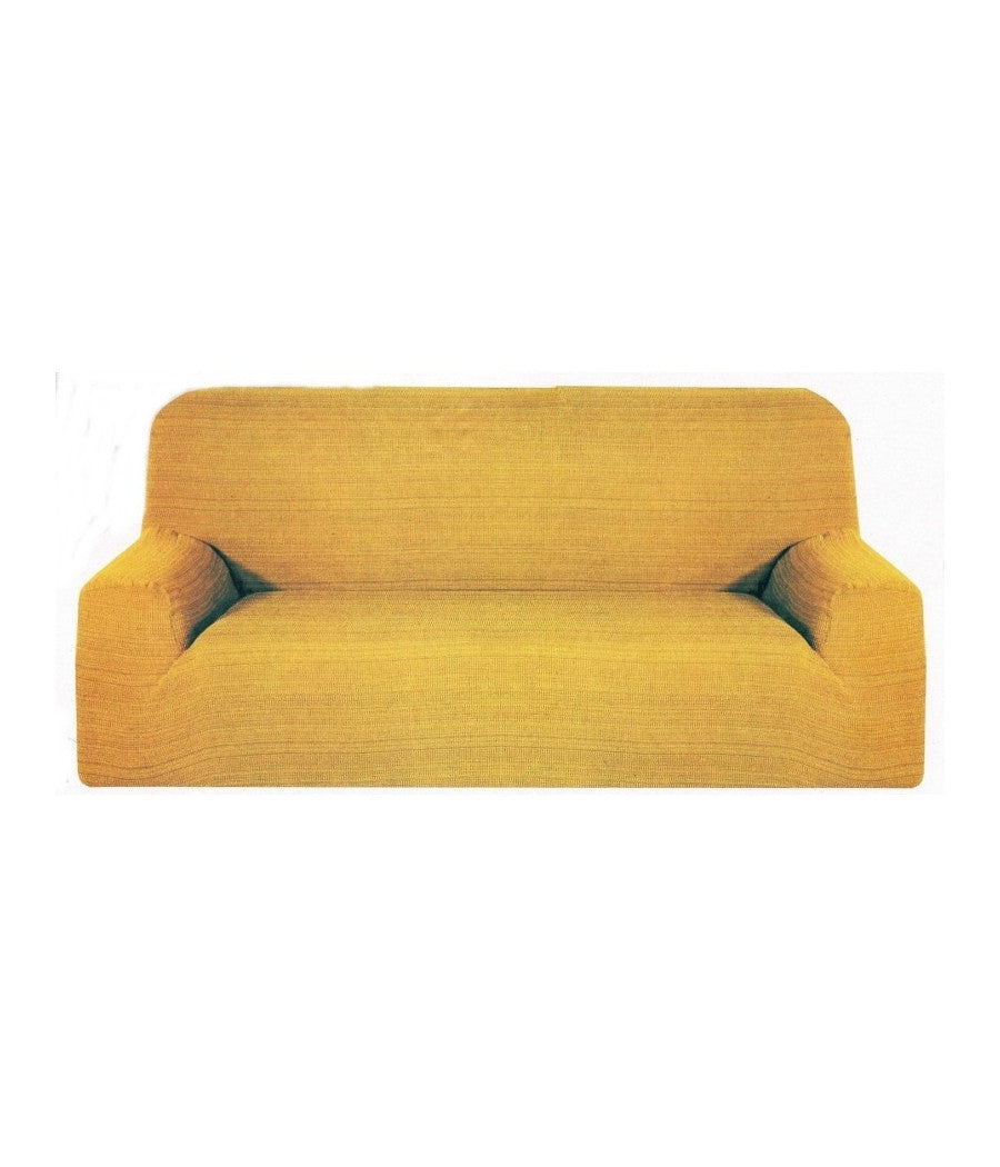 Copri Divano 2 Posti Estendibile Da 110 A 150 Cm Tessuto Elasticizzato Italy  Grigio       