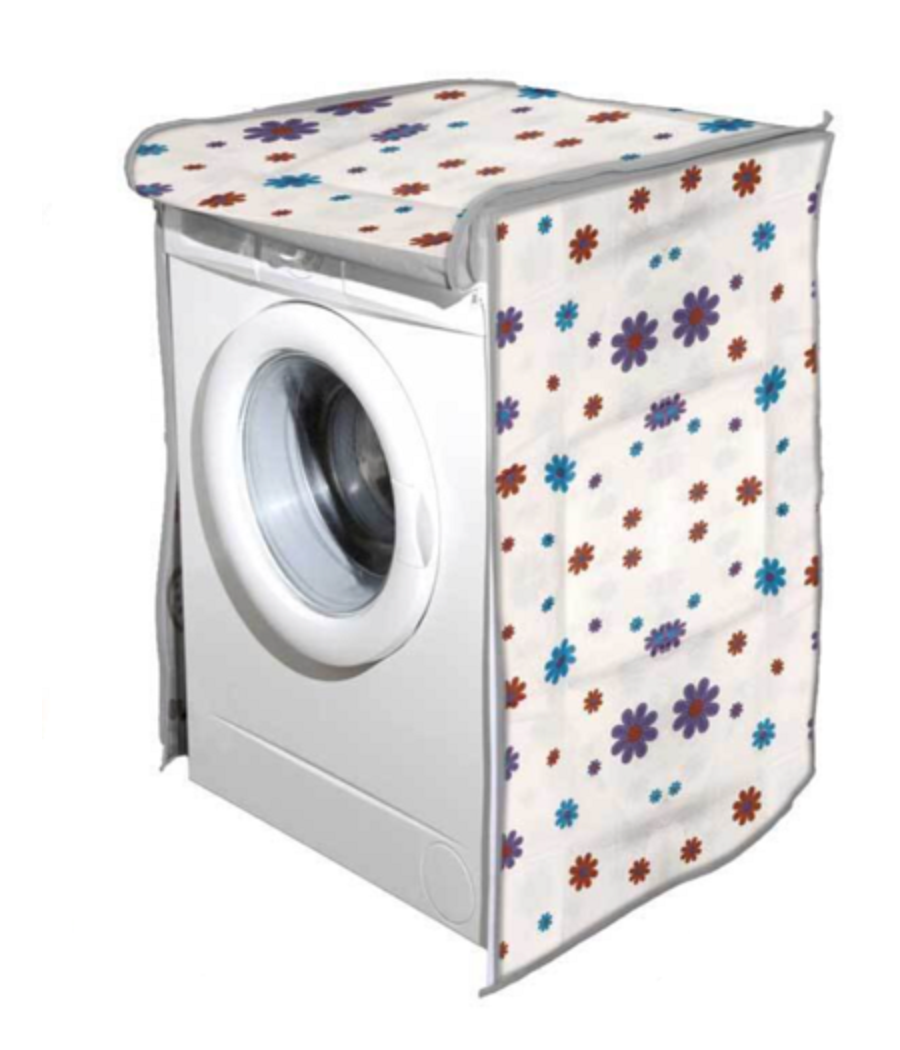 Copri Lavatrice Prottetivo 60x60x80cm Imbottito Cerniera Telo Decori Ass. 345814         
