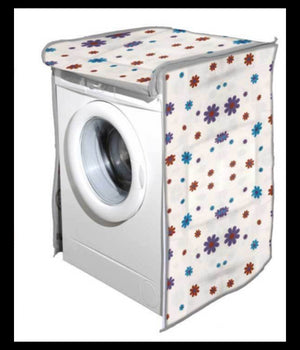 Copri Lavatrice Prottetivo 60x60x80cm Imbottito Cerniera Telo Decori Ass. 345814         