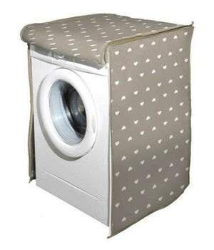 Copri Lavatrice Prottetivo 62x58x85 Cm Telo Imbottito Cerniera Zip Cuori 736810         