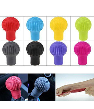 Copri Pomello Auto Silicone Leva Cambio Protezione Nero Beije Grigio Universale         