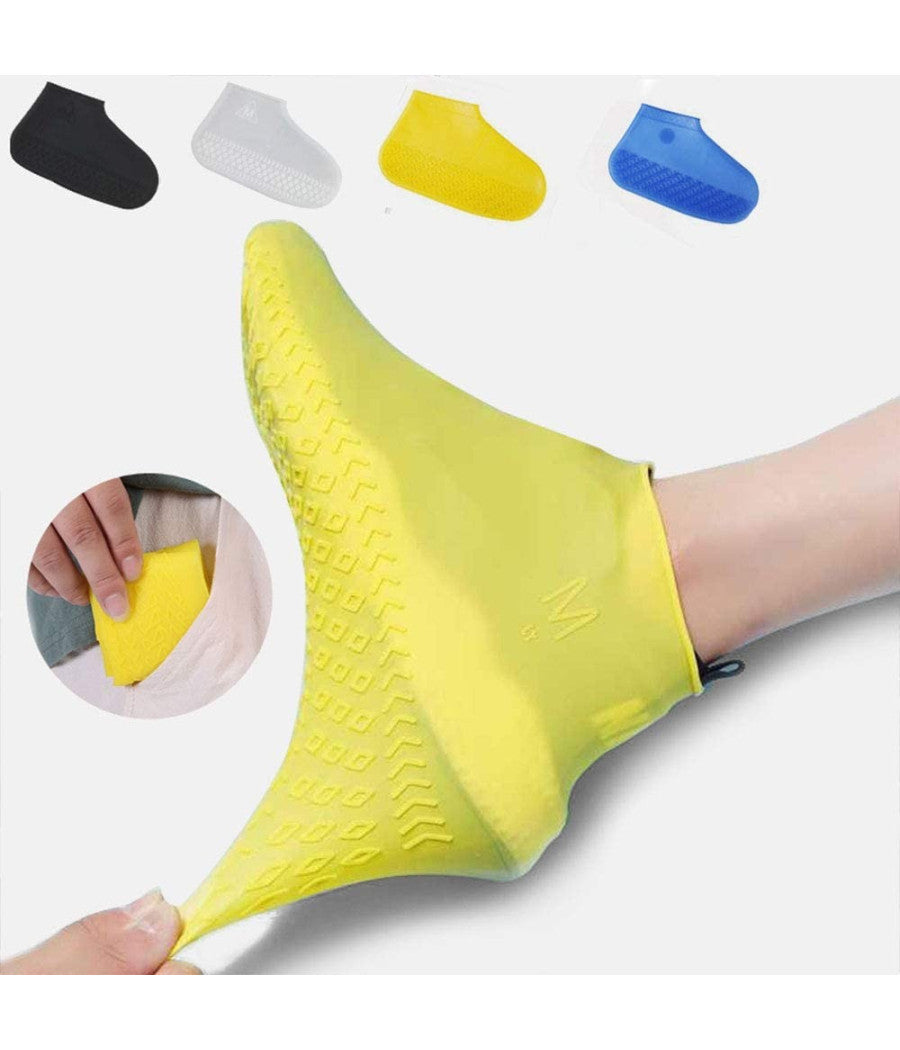 Copri Scarpe Impermeabile In Silicone Antiscivolo Copriscarpe Lavabili Copertura     L    