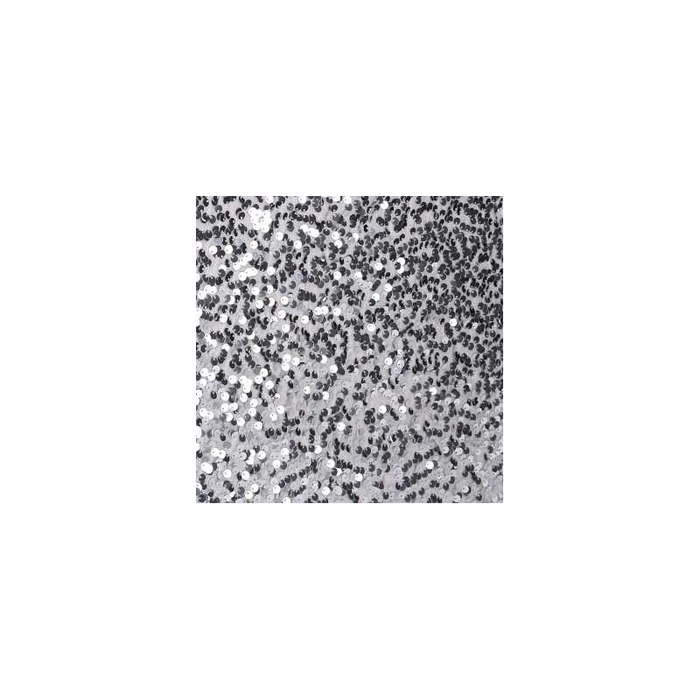 Copribase albero tessuto pieghevole argento double face esagonale cm ø68h25