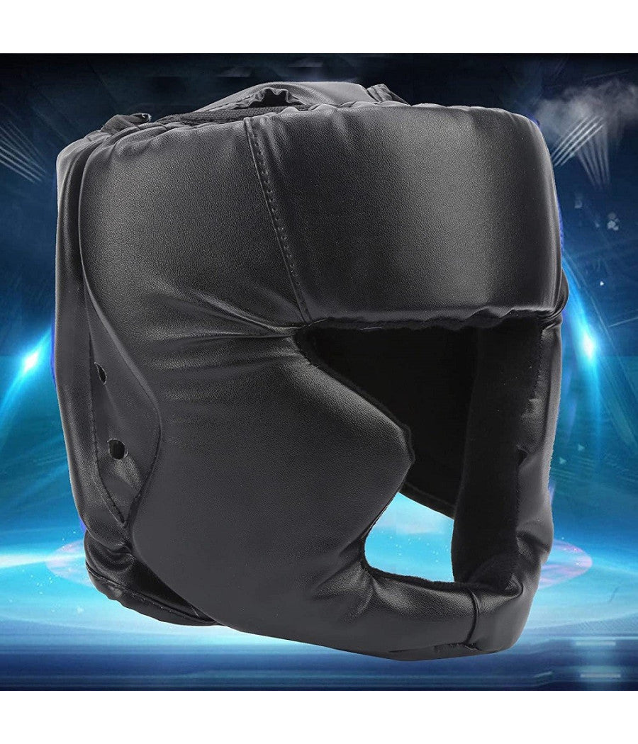 Copricapo Addensato Da Boxe Durevole Pratico Per Allenamento Protezione Testa         