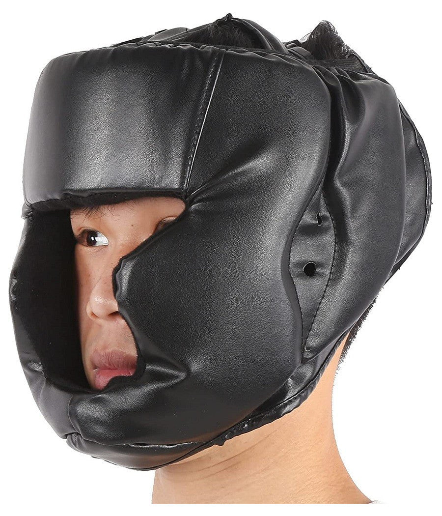 Copricapo Addensato Da Boxe Durevole Pratico Per Allenamento Protezione Testa         