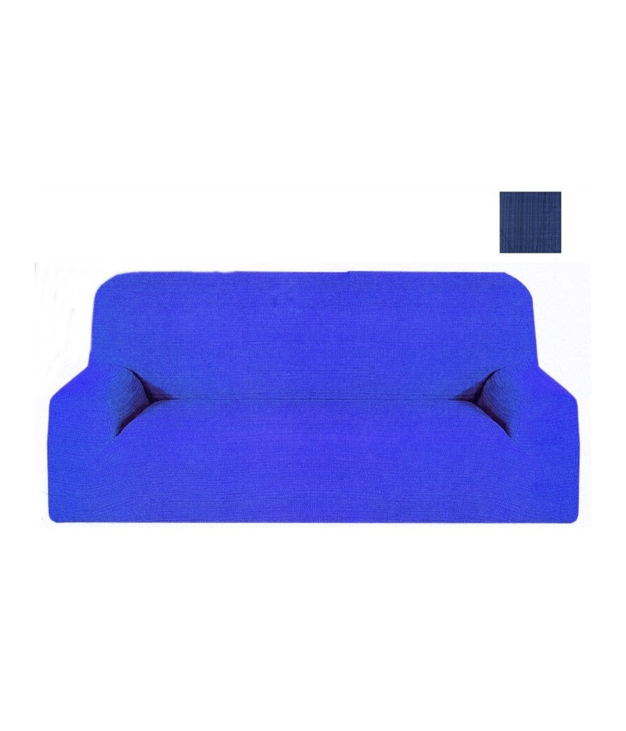 Copridivano 4 Posti Estendibile Da 170 A 280 Cm Copri Divano Elasticizzato Color  Blu       