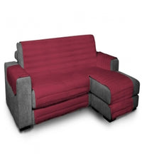 Copridivano Bordeaux Con Penisola 280x285cm Da Bracciolo A Bracciolo Protezione         