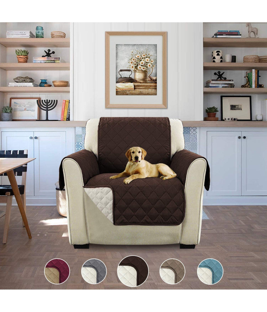 Copridivano Copri Sedia Impermeabile Divano Copertura Su Due Lati Per Cani Gatti         