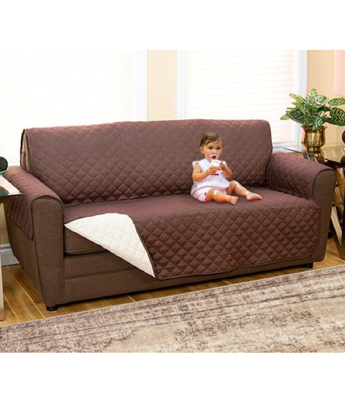 Copridivano Double Face 2 Posti Per Animali Proteggi Da Peli 140 X 170 Cm         