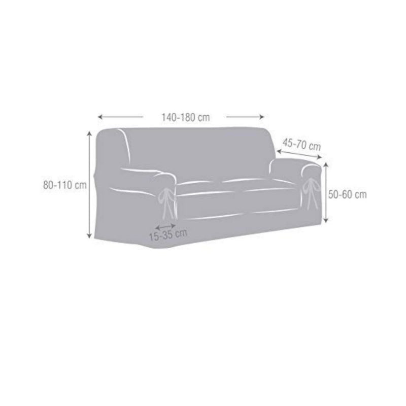 Copridivano Levante universale beige 140/180 con lacci