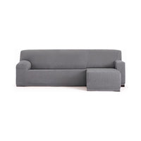 Copridivano penisola destra grigio Troya elastico 250-310 bracciolo corto