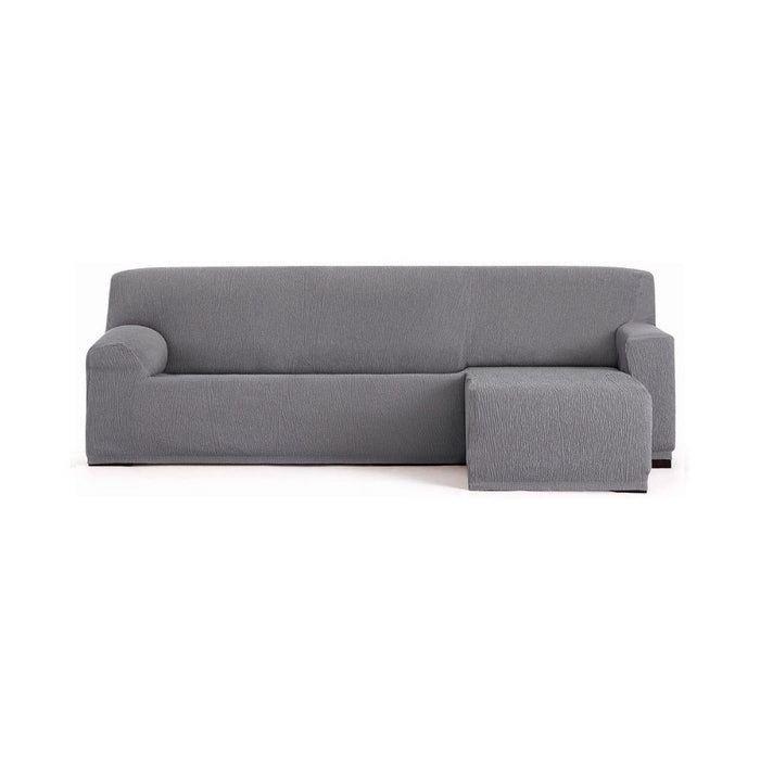 Copridivano penisola destra grigio Troya elastico 250-310 bracciolo corto