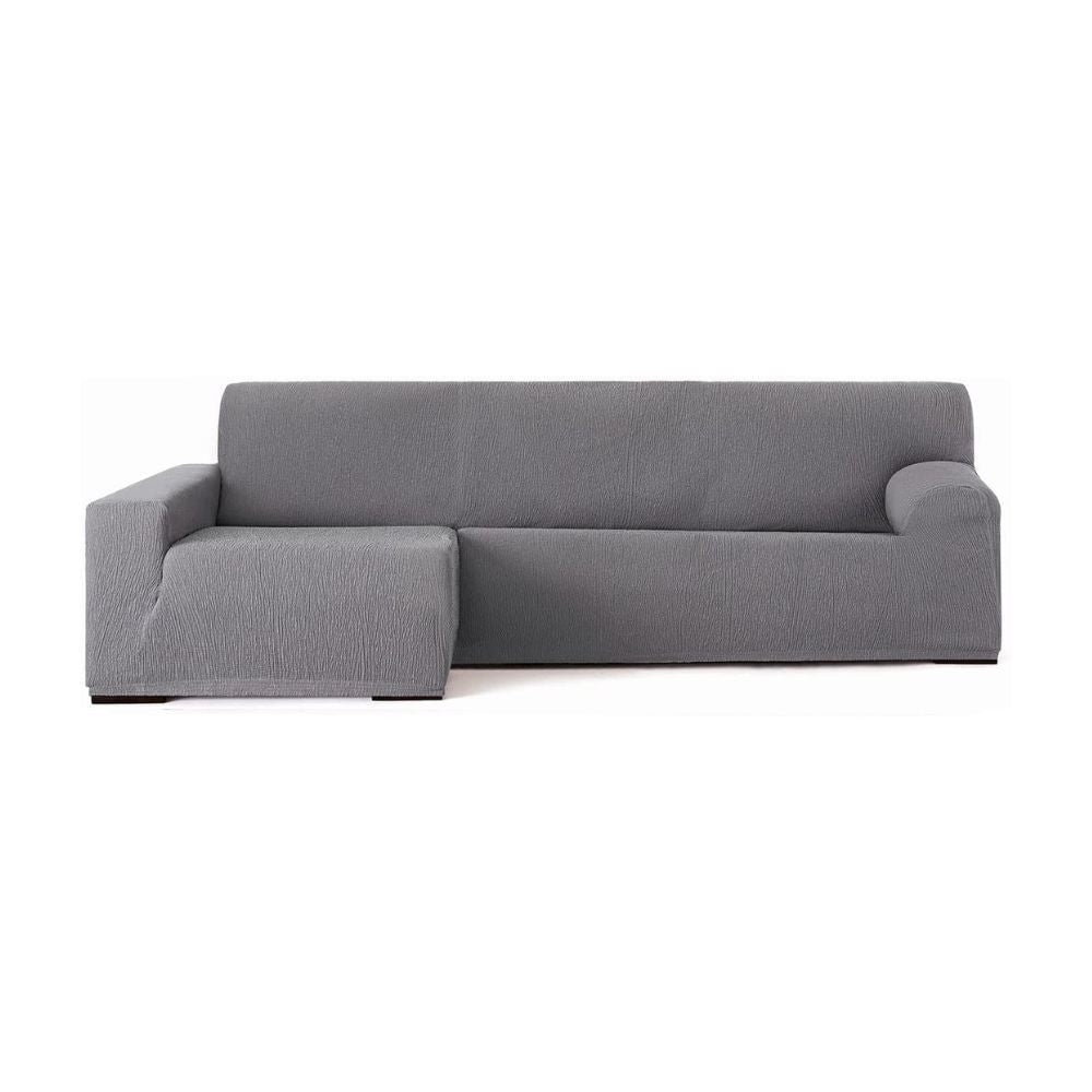 Copridivano penisola sinistra grigio Troya elastico 250-310 bracciolo lungo