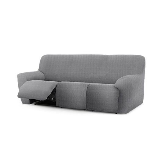 Copridivano recliner 3 posti grigio Jaz 200-260