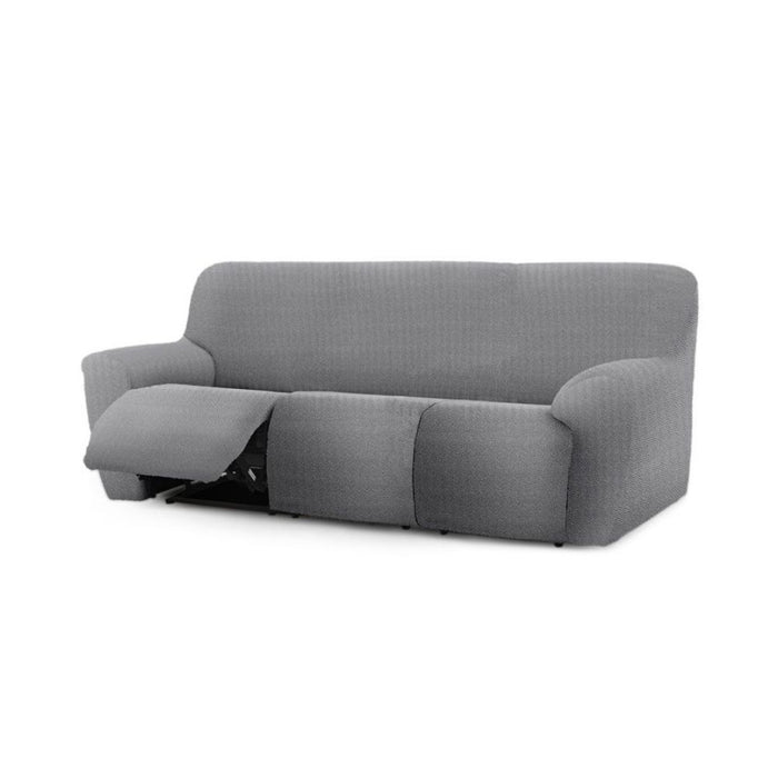 Copridivano recliner 3 posti grigio Jaz 200-260