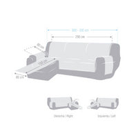 Copridivano Valeria penisola destra beige 290