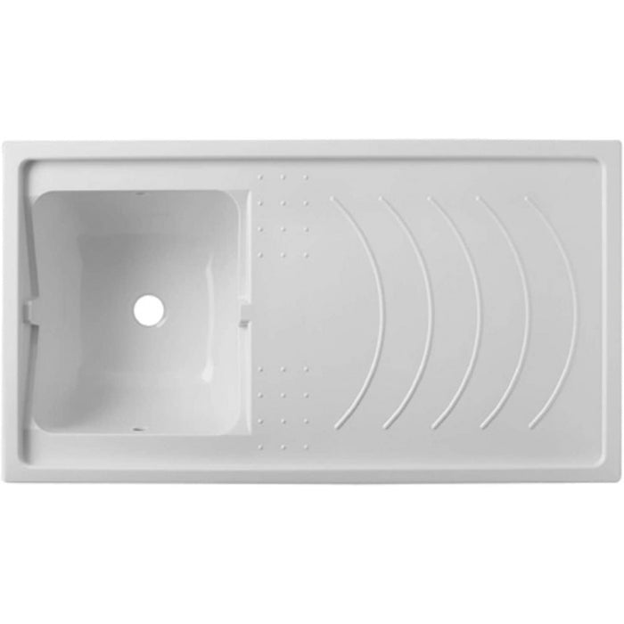 Coprilavatrice Negrari Garden 6008 Vasca Sinistra spessore 18 mm dimensioni 109x60