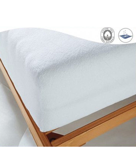 Coprimaterasso Impermeabile 1 Piazza E Mezza Con Angoli Elastici 130x195cm         