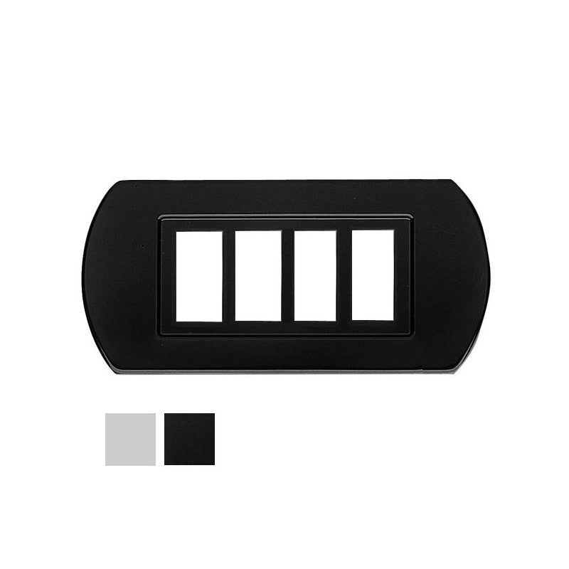 Coprinterruttore Minny Nylon 4 Posti Bianco