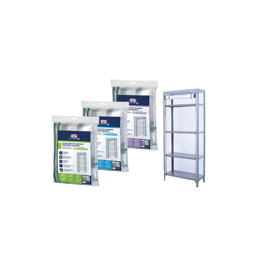 Copriscaffale small 95×40×182 cm in TNT con elastico – DOMO LIVING