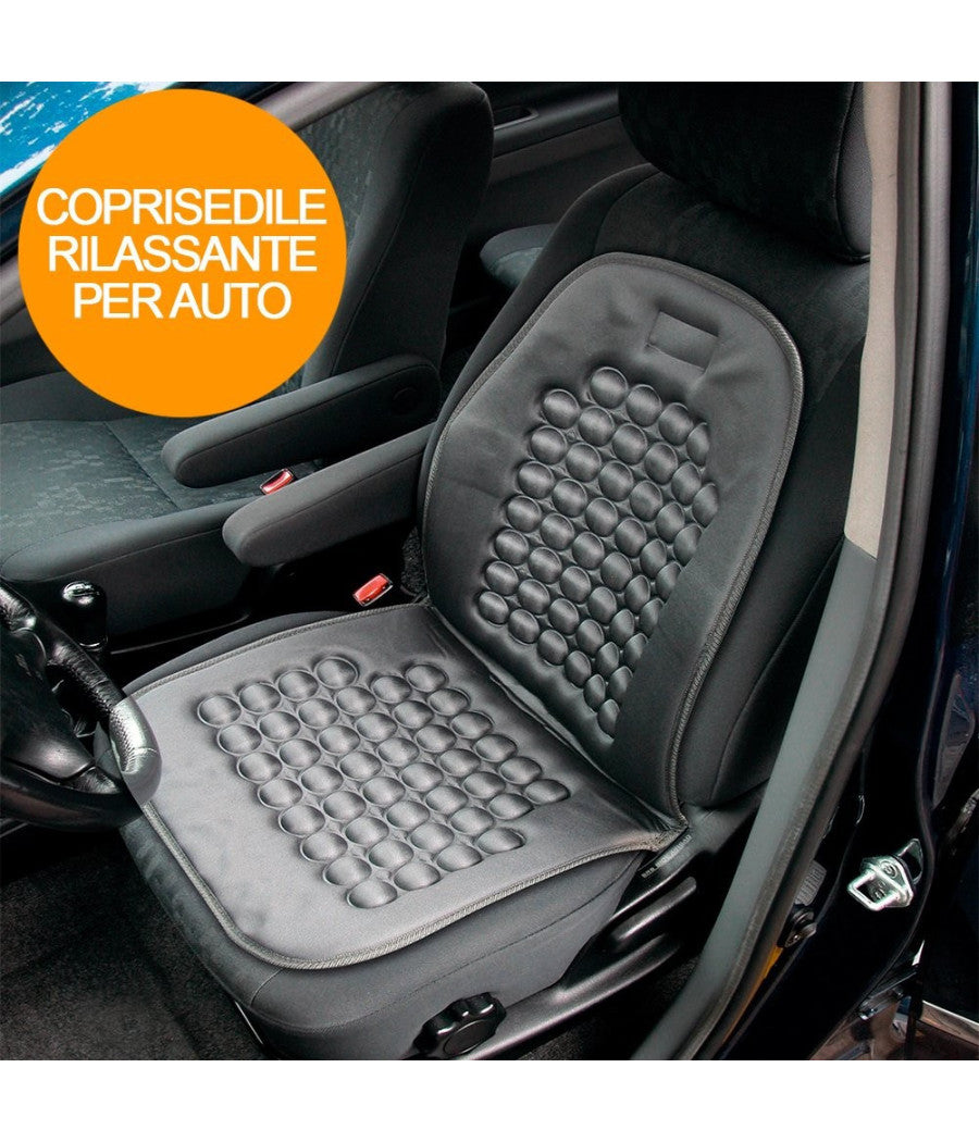 Coprisedile Copri Sedile Tessuto Magnetico Schienale Rilassante Auto Massaggio         