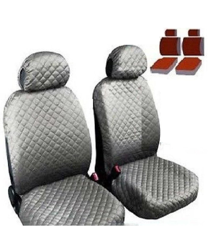 Coprisedili Fodere Anteriori 2 Posti Per Auto Coppia Universali Copri Sedili         