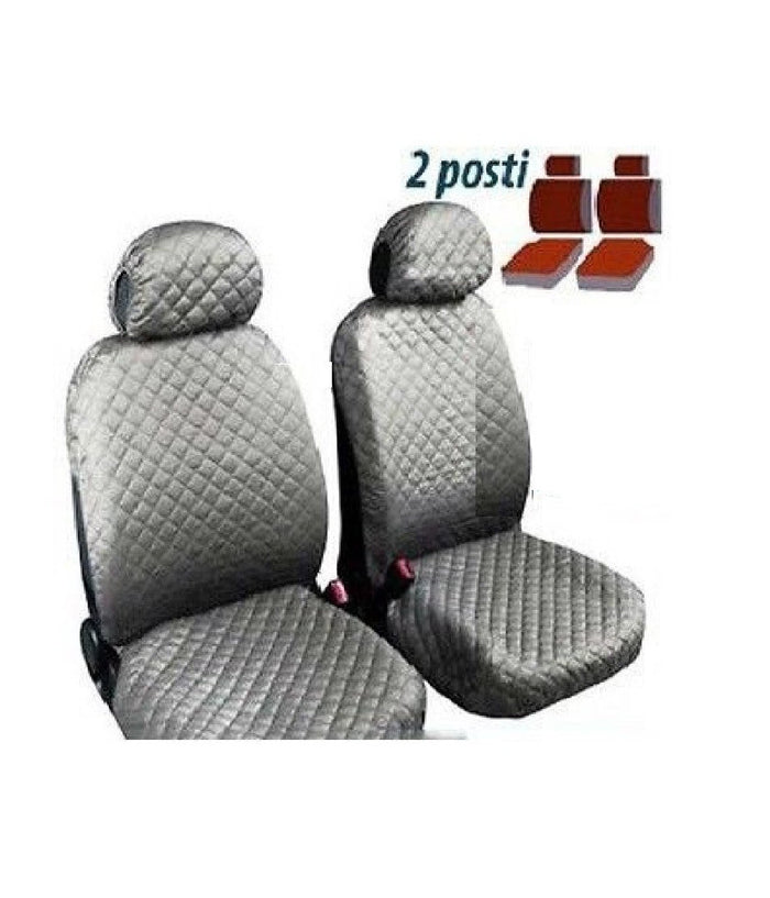 Coprisedili Fodere Anteriori 2 Posti Per Auto Coppia Universali Copri Sedili         