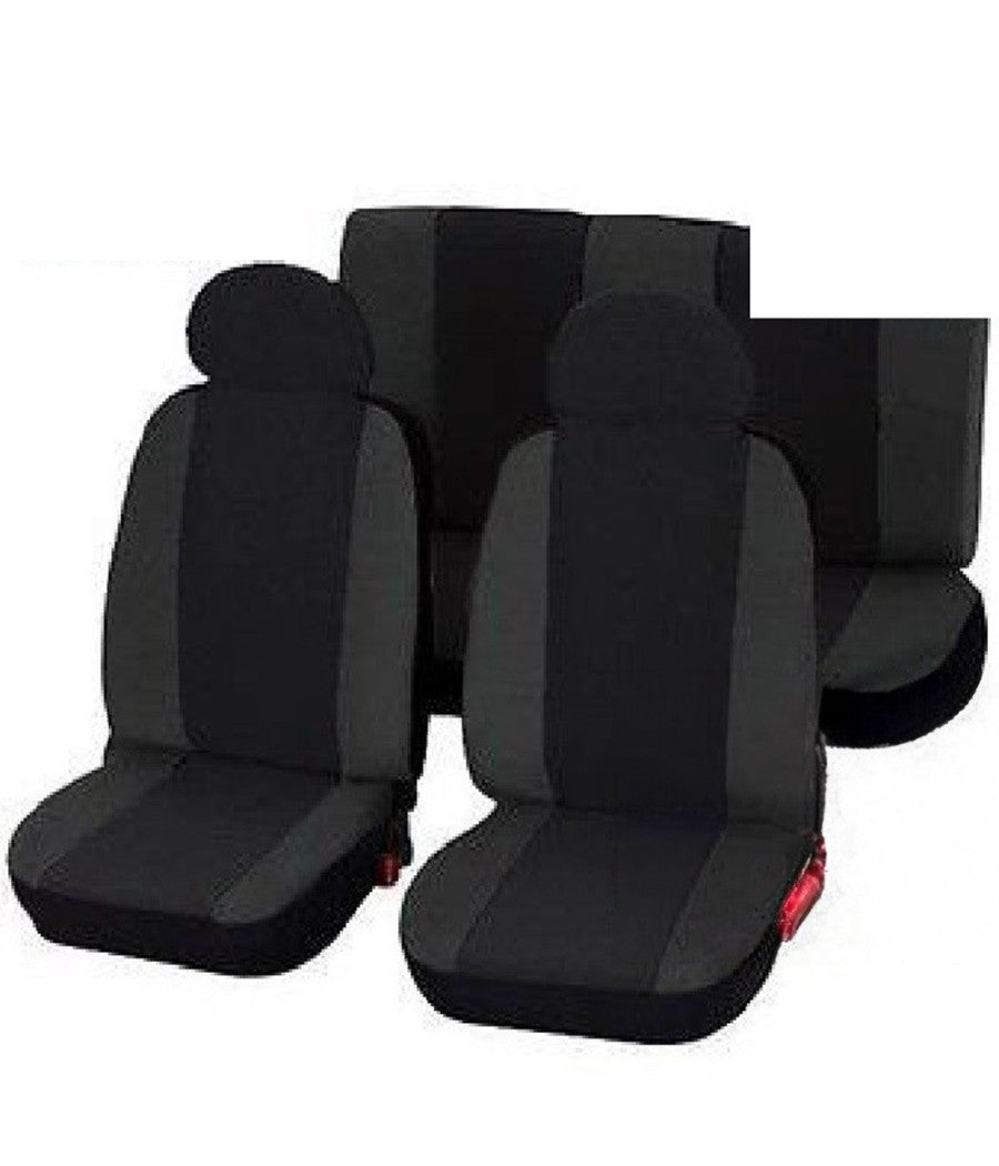 Coprisedili Fodere Universali Per Auto Piccole E Medie In Cotone Bicolore Airbag         