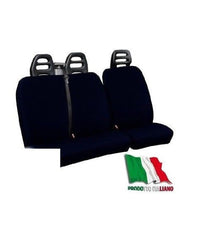 Coprisedili Per Furgone 3 Posti Fodere Universali Cintura Alta         