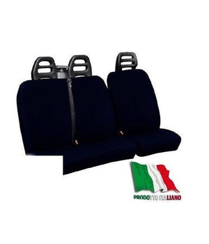 Coprisedili Per Furgone 3 Posti Fodere Universali Cintura Alta         