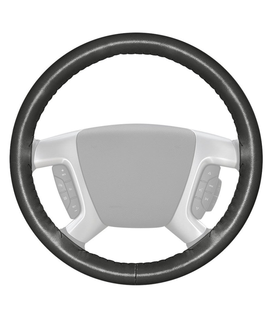 Coprivolante Con Presa Comfort Per Volante Auto Nero In Gomma Diametro 38 Cm         