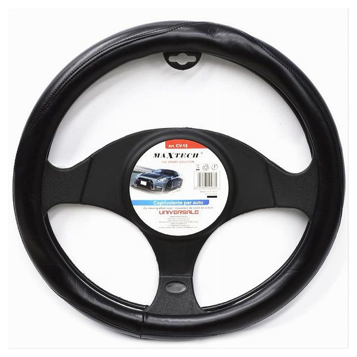 Coprivolante Copertura Per Sterzo Auto Fodera Universale Da 38 Cm Nero Cv-13         