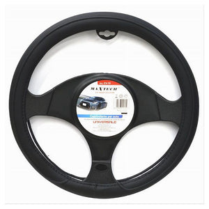 Coprivolante Universale Auto Copertura Fodera Protezione Sterzo 38cm Nero Cv-19         