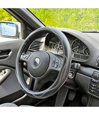 Coprivolante Universale Auto In Ecopelle Copertura Sterzo Macchina Camper 38cm         