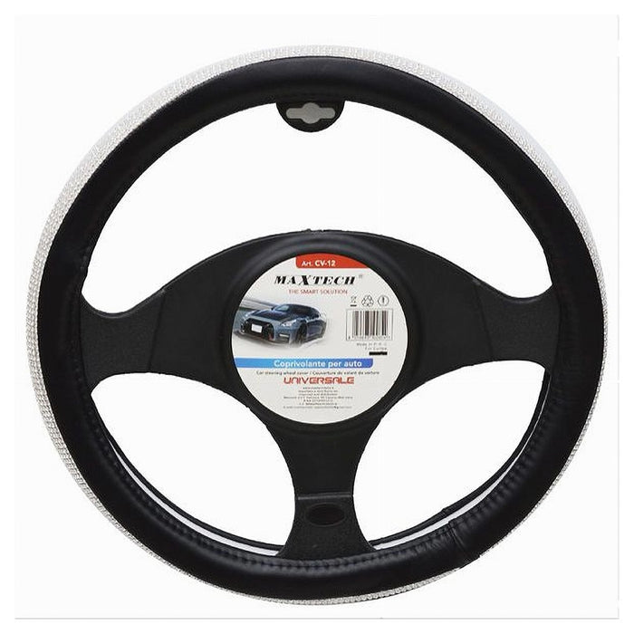 Coprivolante Universale Per Sterzo Auto Fodera Protezione Accessorio 38 Cm Cv-12         