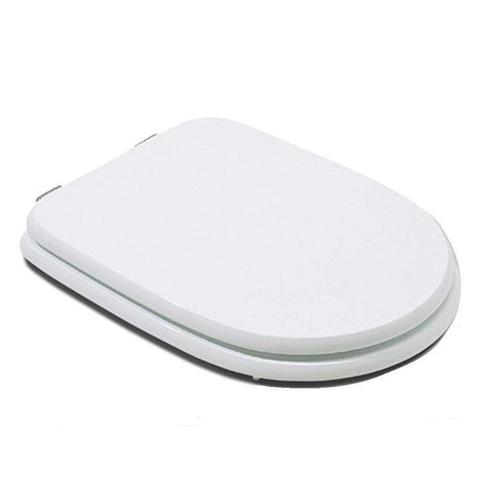 Trade Shop - Copriwater Bagno Universale Legno Mdf Bianco Copri Wc Sanitari Forma A U -        3,5